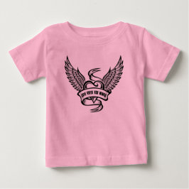 Vintagehjärta med vingar t shirt