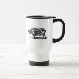 VintageHogillustration - mall för gris 1800's Resemugg
