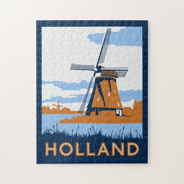 VintageHolland affisch Pussel (Vertikal)