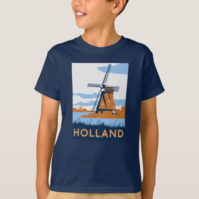 VintageHolland affisch T Shirt (Framsida)