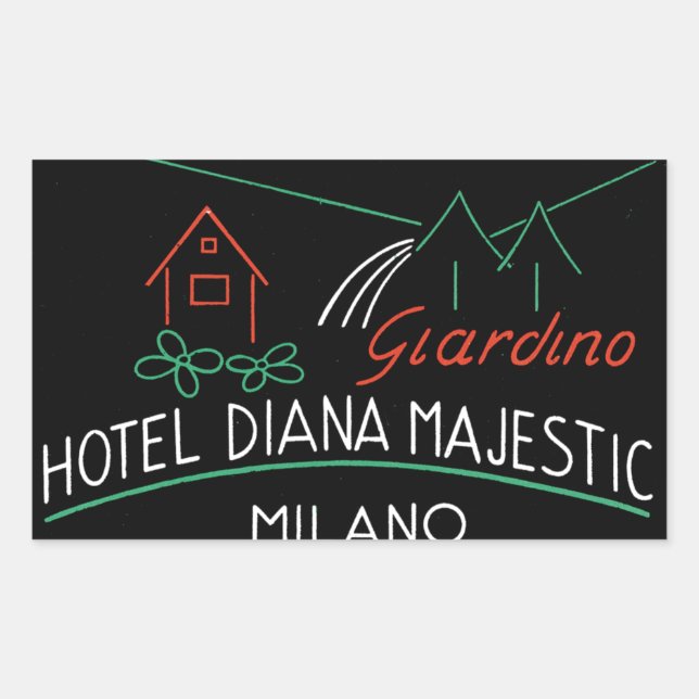 VintagehotellMilano etikett (Framsida)