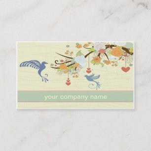 vintagehummingbirdvisitkort visitkort