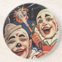 Vintagehumor och att skratta cirkusclowner och