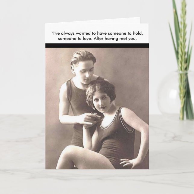 vintagehumorkort helgkort (Framsida)