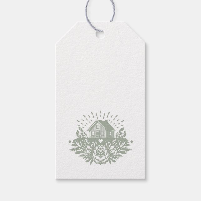 Vintagehusmärke Presentetikett (Framsidan)
