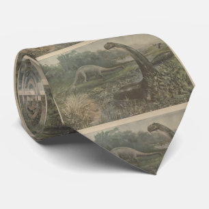 Vintageillustration av BrachiosaurusDinosaurs Slips