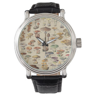 Vintageillustration av champinjoner armbandsur