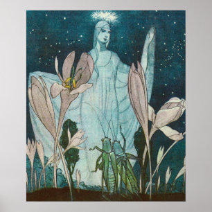 Vintageillustration av Else Wenz Vietor Poster
