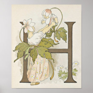 Vintageillustration av Ottilia Adelborg Affisch