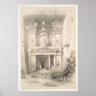 Vintageillustration av Petra (1849) Poster