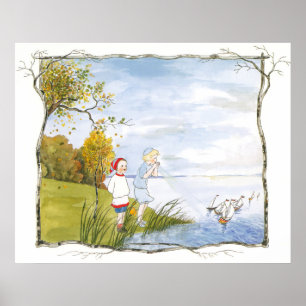 Vintageillustration av Sibylle Von Olfers Affisch