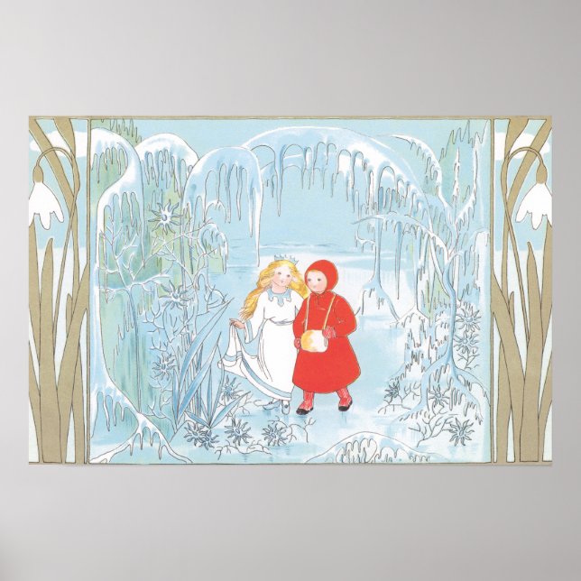 Vintageillustration av Sibylle Von Olfers Affisch (Framsidan)