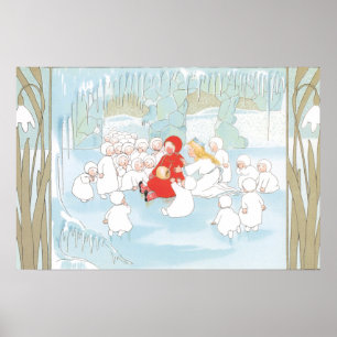 Vintageillustration av Sibylle Von Olfers Affisch