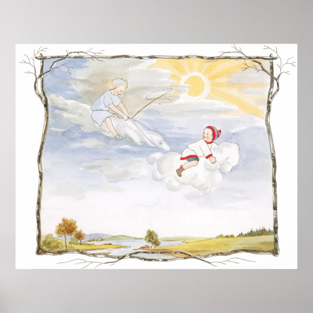 Vintageillustration av Sibylle Von Olfers Poster (Framsidan)