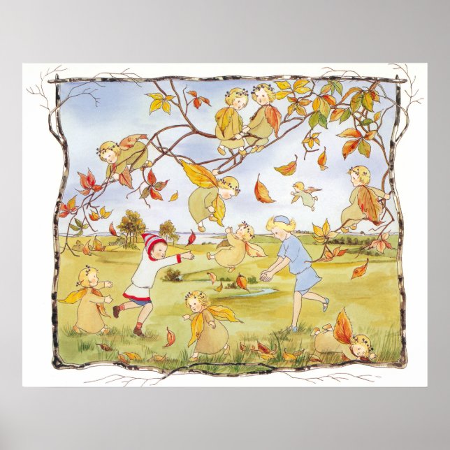 Vintageillustration av Sibylle Von Olfers Poster (Framsidan)