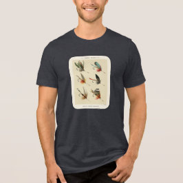 Vintageillustration av sjöflugor t shirt