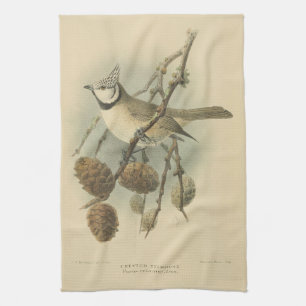 Vintageillustration av Tofsmes Kökshandduk