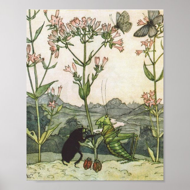 Vintageillustration Else Wenz-Vietor Affisch (Framsidan)