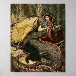 Vintageillustration Frank C. Pape Affisch