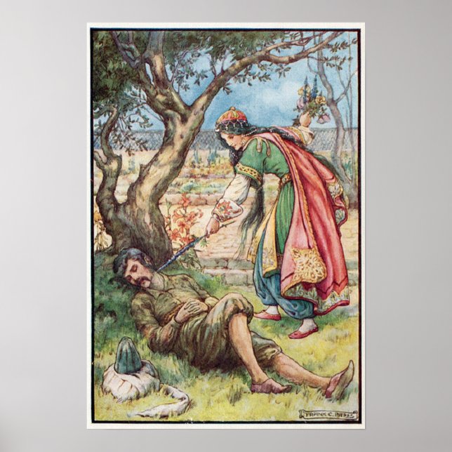 Vintageillustration Frank C. Pape   Poster (Framsidan)