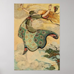 Vintageillustration Frank C. Pape Poster