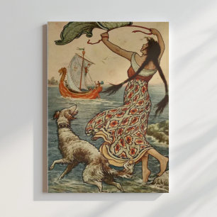 Vintageillustration Frank C. Pape Poster