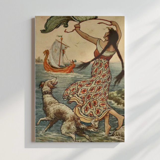 Vintageillustration Frank C. Pape Poster (Skapare uppladdad)