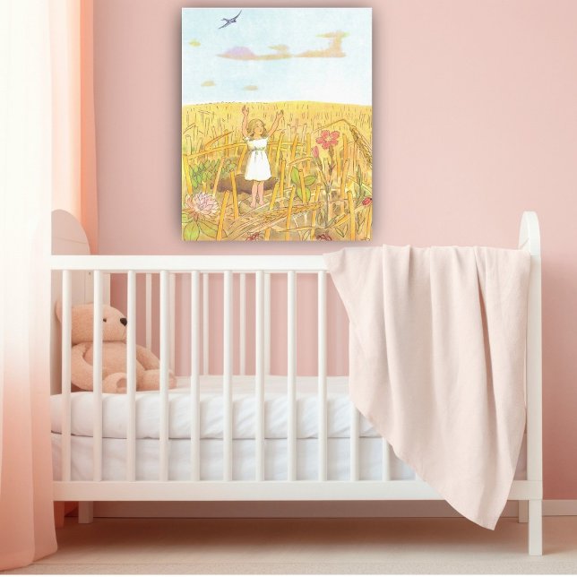 Vintageillustration Pipsa av Elsa Beskow Poster (Skapare uppladdad)