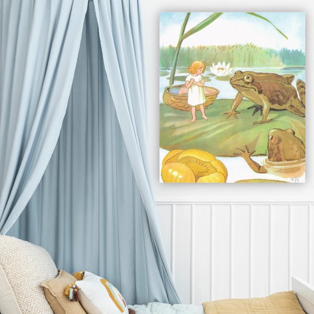 Vintageillustration Pipsa av Elsa Beskow Poster (Skapare uppladdad)