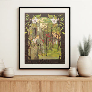 Vintageillustration Sibylle von Olfers Poster