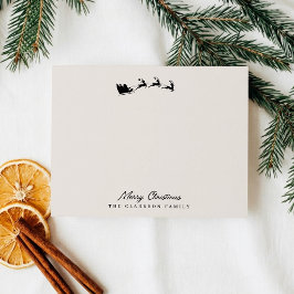 Vintageinspirerad julgran med renar jul inbjudningar