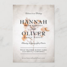 Vintageinspirerade pressade blommor | Bröllopsmeny