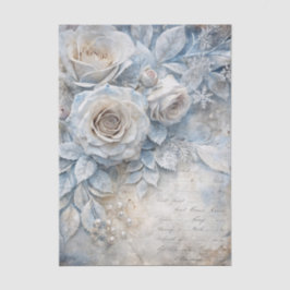 Vintageinspirerade vintervita rosor och bär