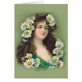 Vintageirländare Colleen Hälsningskort