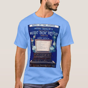 VintageIrving Berlin musik boxas granskar 1922 Tee Shirt