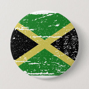 VintageJamaica flagga Knapp