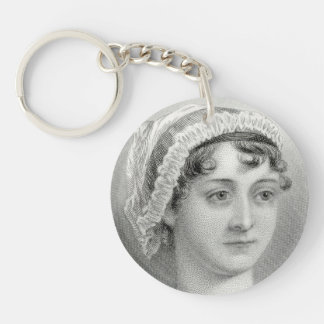 VintageJane Austen illustration Keychain