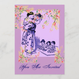 Vintagejapanmodeer Inbjudningar