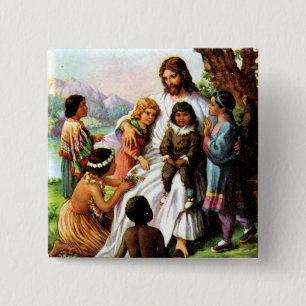 VintageJesus kärlekar knäppas Knapp