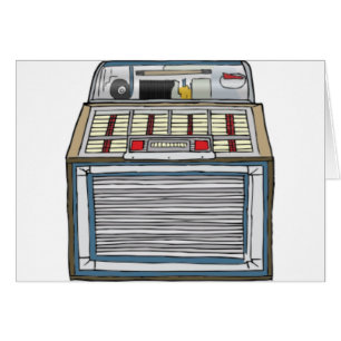 VintageJukebox Hälsningskort