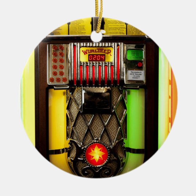 VintageJukebox Julgransprydnad Keramik (Framsidan)