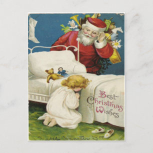 Vintagejul Helg Vykort