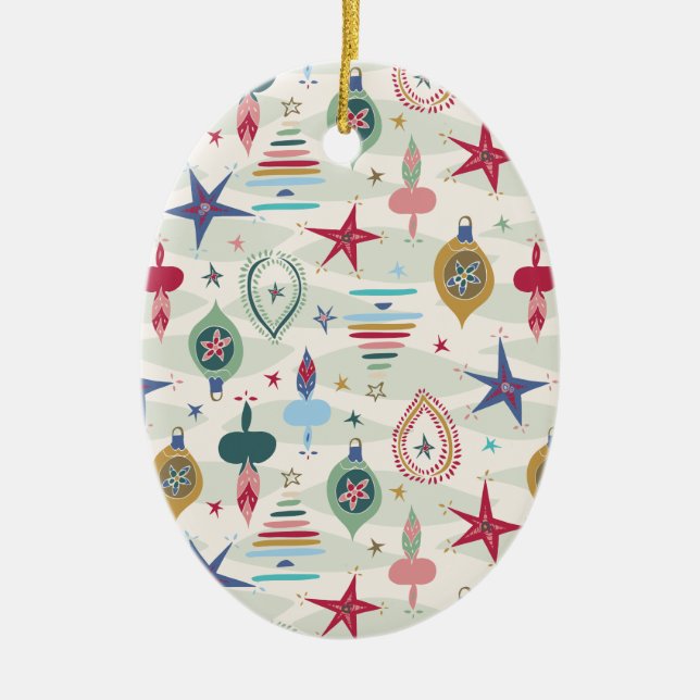 Vintagejul Julgransprydnad Keramik (Framsidan)