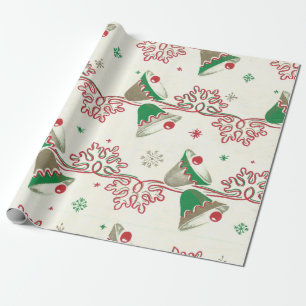 Vintagejul Klockor Presentpapper