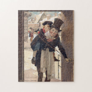 Vintagejul vid den Jessie Willcox smeden Pussel