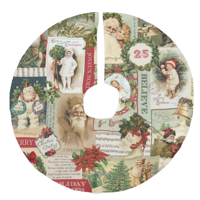 VINTAGEJULCOLLAGE JULGRANSMATTA FUSKLINNE (Framsidan)