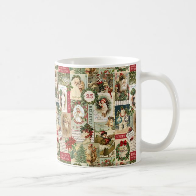 VINTAGEJULCOLLAGE KAFFEMUGG (Höger)