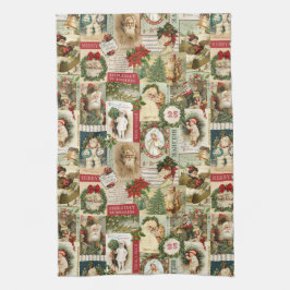 VINTAGEJULCOLLAGE KÖKSHANDDUK