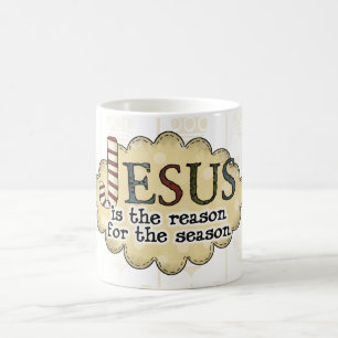 Vintagejulen Jesus är resonerakaffekoppen Kaffemugg