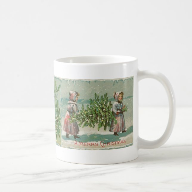 Vintagejulgranklipp Kaffemugg (Höger)